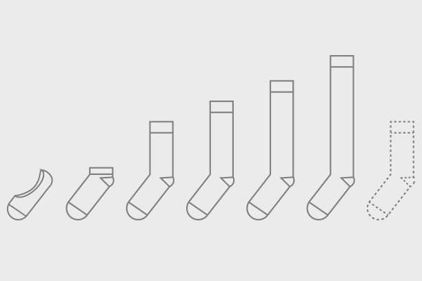 Nozioni di base sui calzini personalizzati Lunghezza dei calzini