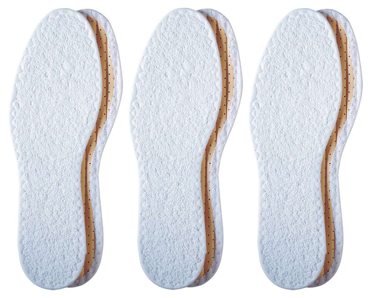 Soletta per piedi nudi in cotone e spugna