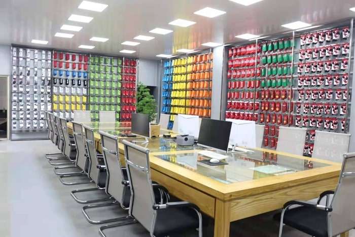 China socks manufacturers Ji Xing Feng meeting room