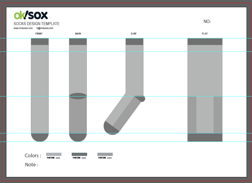 AI - Prévisualisez la conception de vos chaussettes